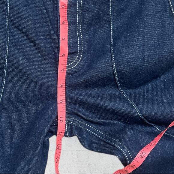 Topshop Cropped Length Zipper Pocket Jeans Size 26 - Picture 9 of 10